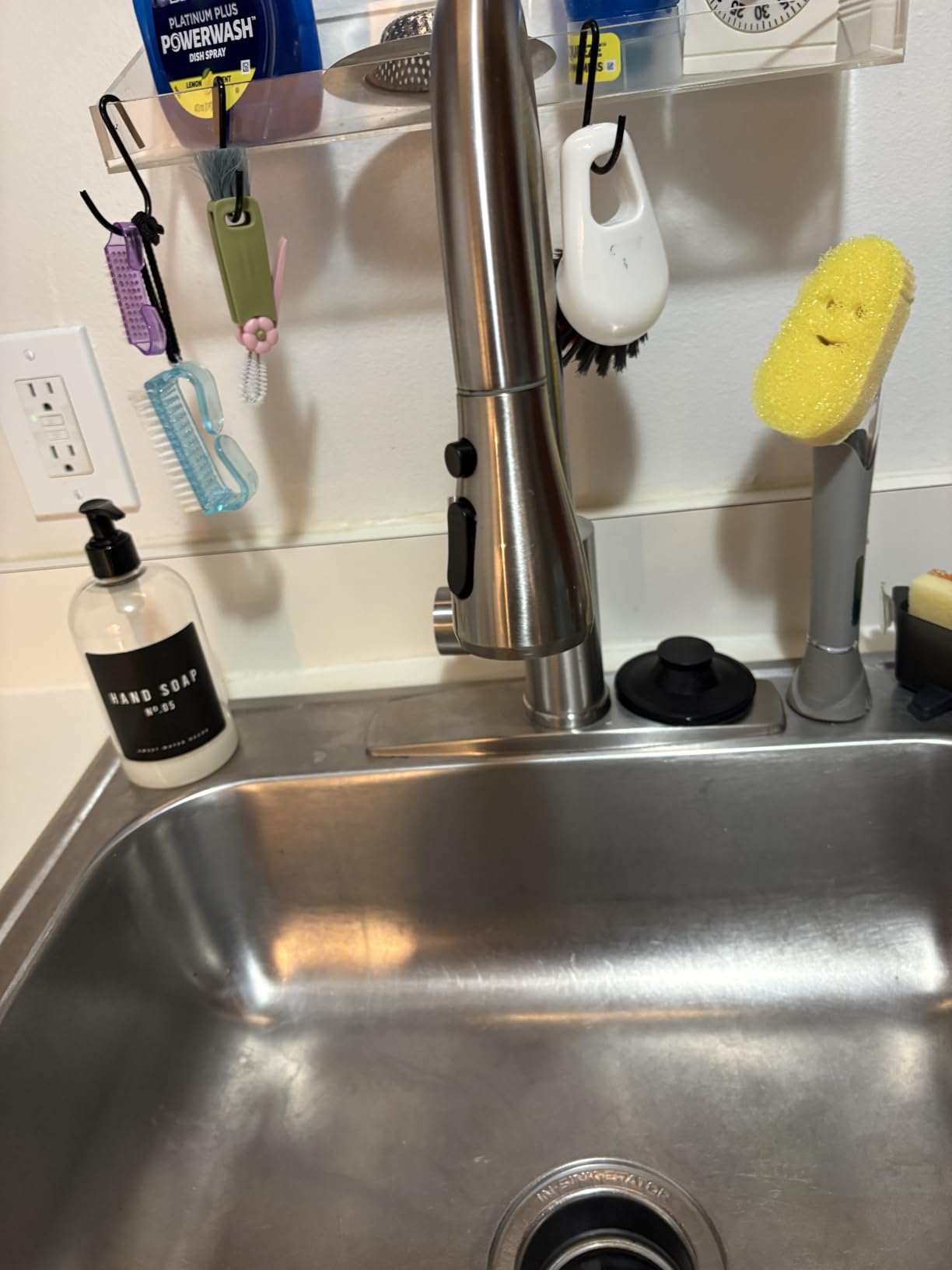 FORIOUS Touch Activated Kitchen Faucets Pull Down Sprayer, Brushed Nickel customer photo 2