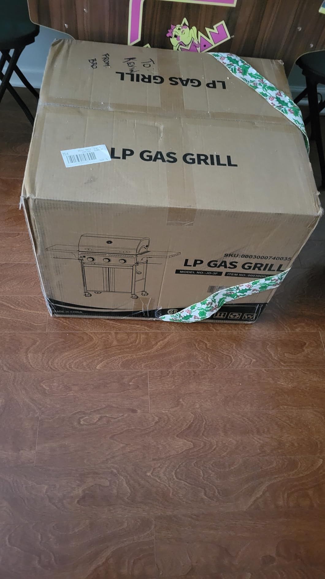 3-Burner Propane Gas Grill with Side Burner, 34,000 BTU Stainless Steel BBQ Grill – Heavy-Duty Porcelain-Enameled Grates for Patio and Outdoor Cooking customer photo 1