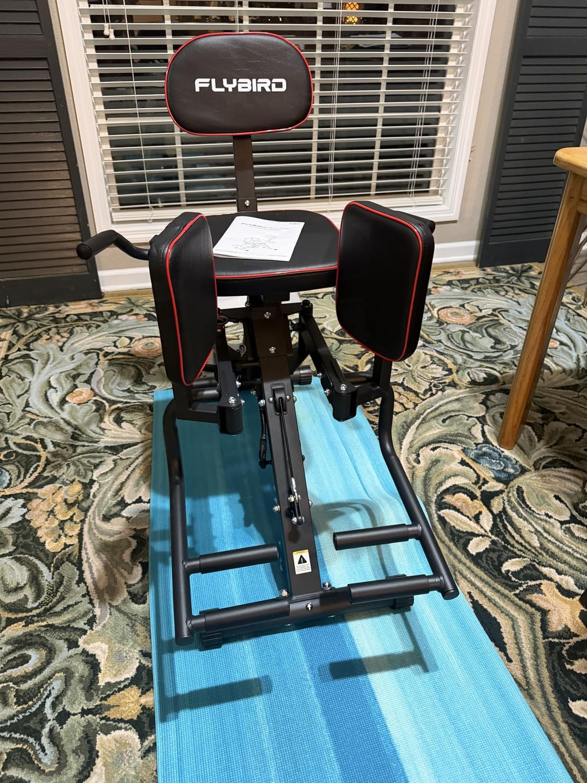 HA1 2-in-1 Hip Abductor and Adductor Machine, Glute & Inner Thigh Workout Equipment for Home Gym, Leg Workout and Booty Builder with 6 Adjustable Resistance Bands and Dual Foot Bar customer photo 2