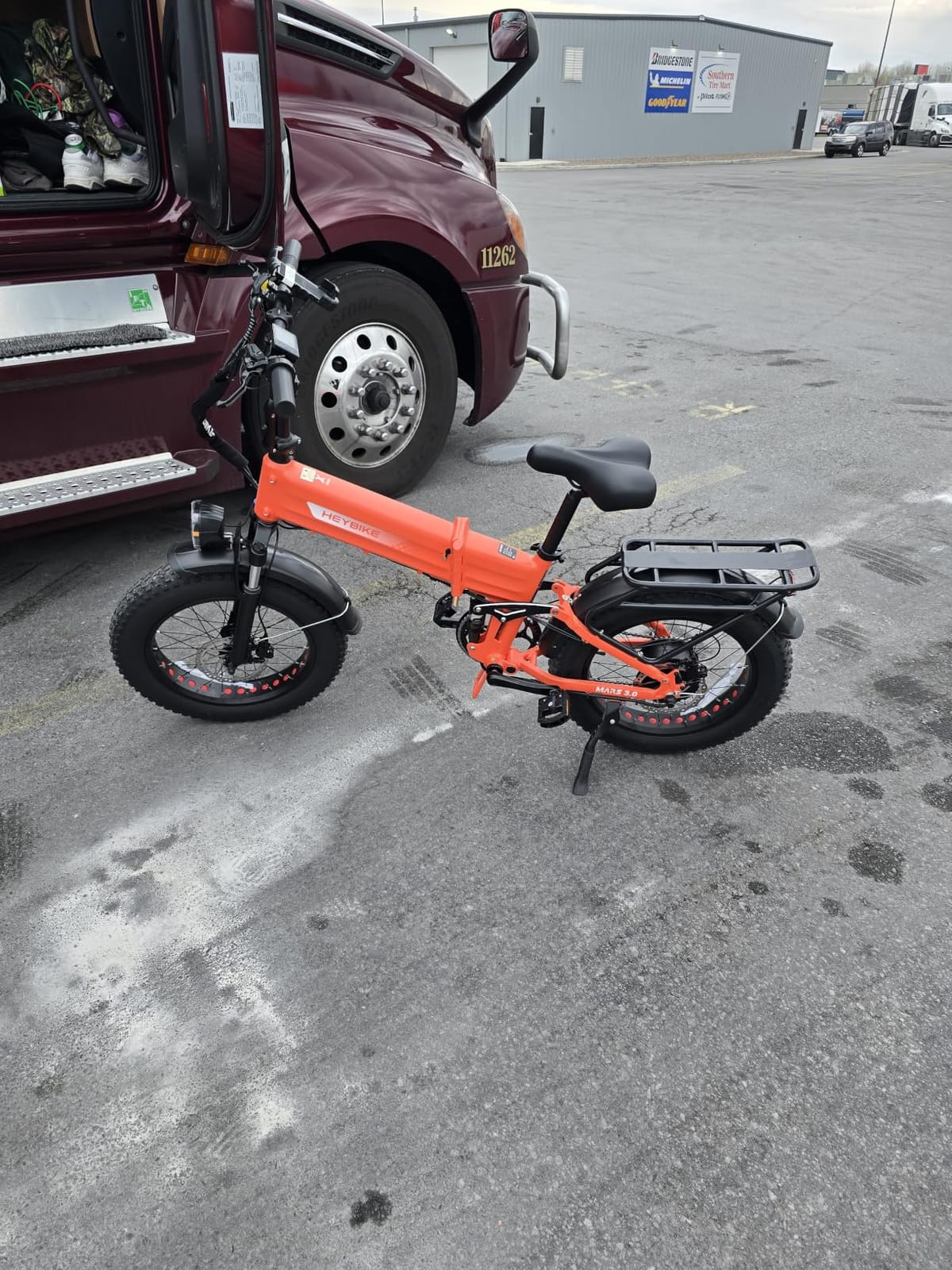 Heybike Mars 3.0 Foldable Electric Bike,Nax 70+Miles,1400W Peak Motor 32MPH customer photo 1