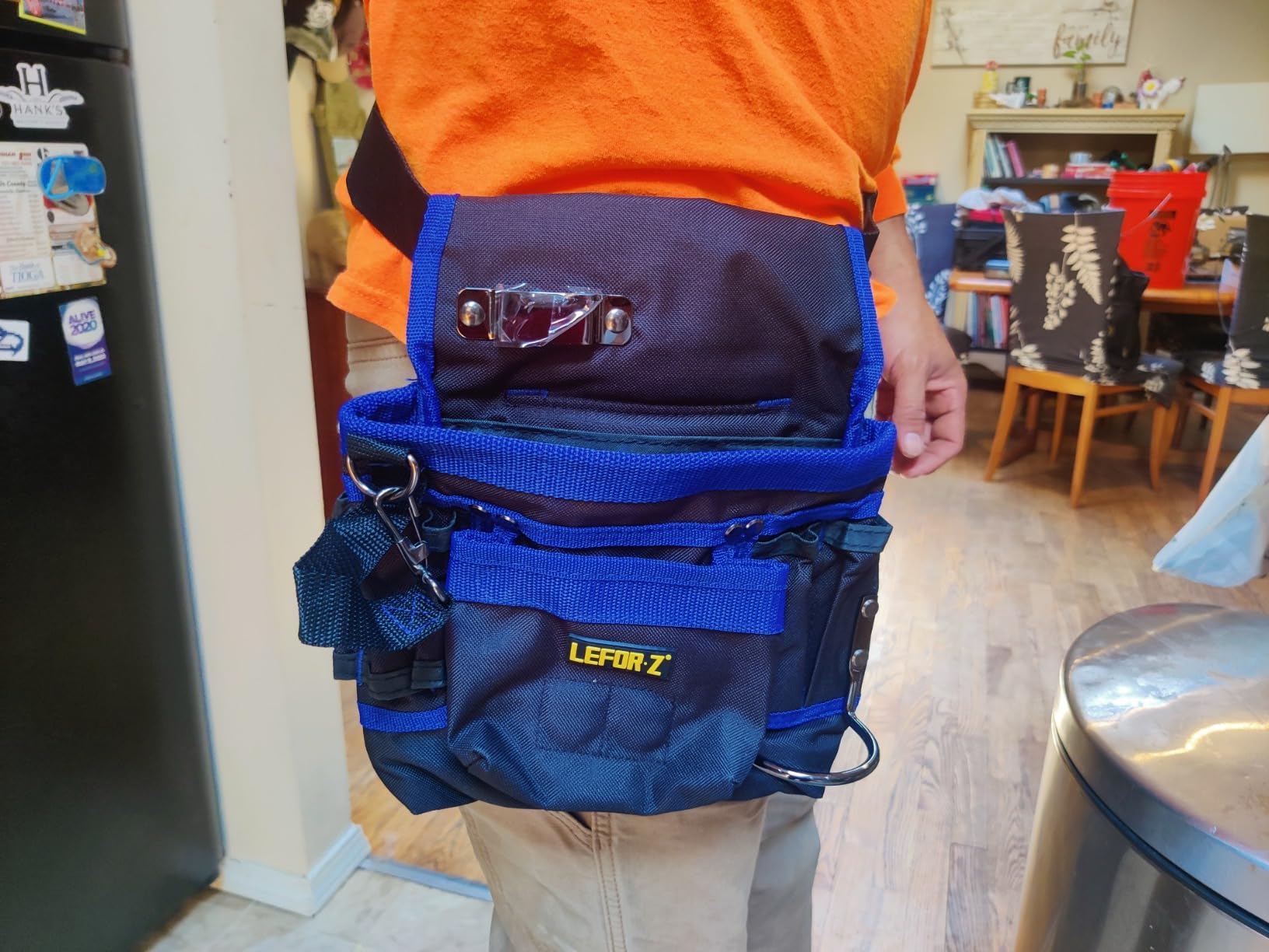 LEFOR·Z Tool Belt,14-Pockets Tool Belts for Men with Magnetic Tool Pouch customer photo 1