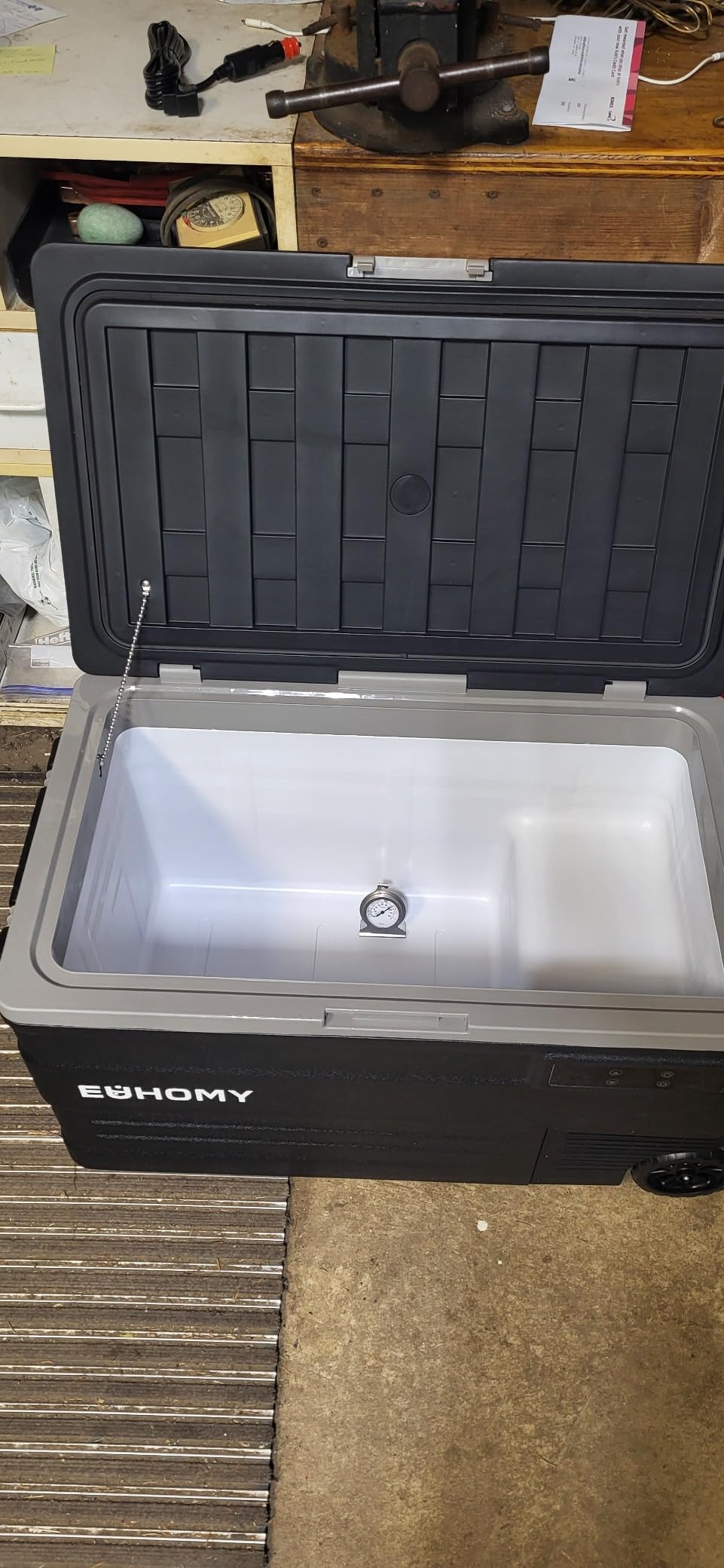 EUHOMY 80QT 12 Volt Refrigerator Dual Zone -4℉-68℉ 12V Refrigerator for Car customer photo 2