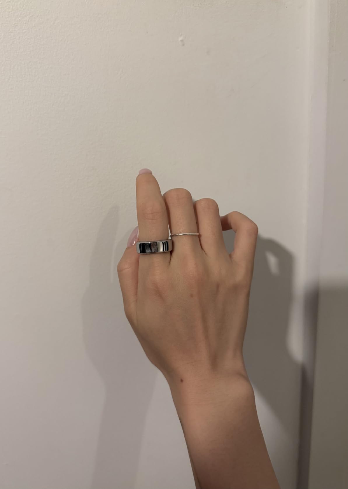 RingConn Gen 3 Smart Ring - Vascular Trends(Size 8, Future Silver) customer photo 1