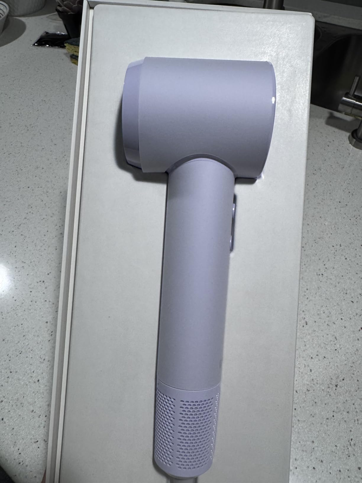 Laifen Air Diffuser Hair Dryer, 15 × High-Speed Ionic Hairdryer, Milktea customer photo 2