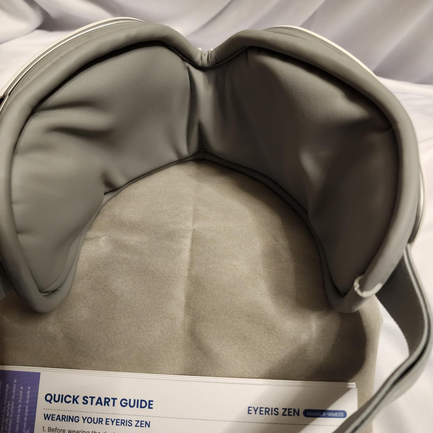 Eyeris Zen Ultra-Quiet Eye Massager, Lightweight Heated Eye Sleep Mask customer photo 1