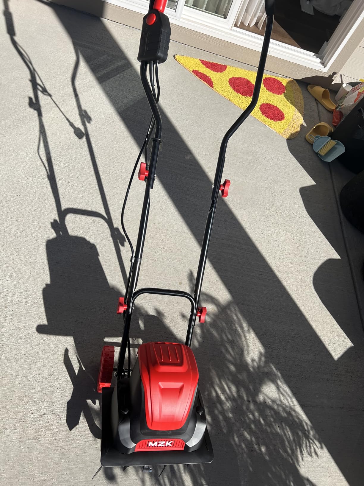 MZK 12-Inch 10.5A Electric Tiller Cultivator,Garden Rototiller 8-Inch Depth customer photo 1
