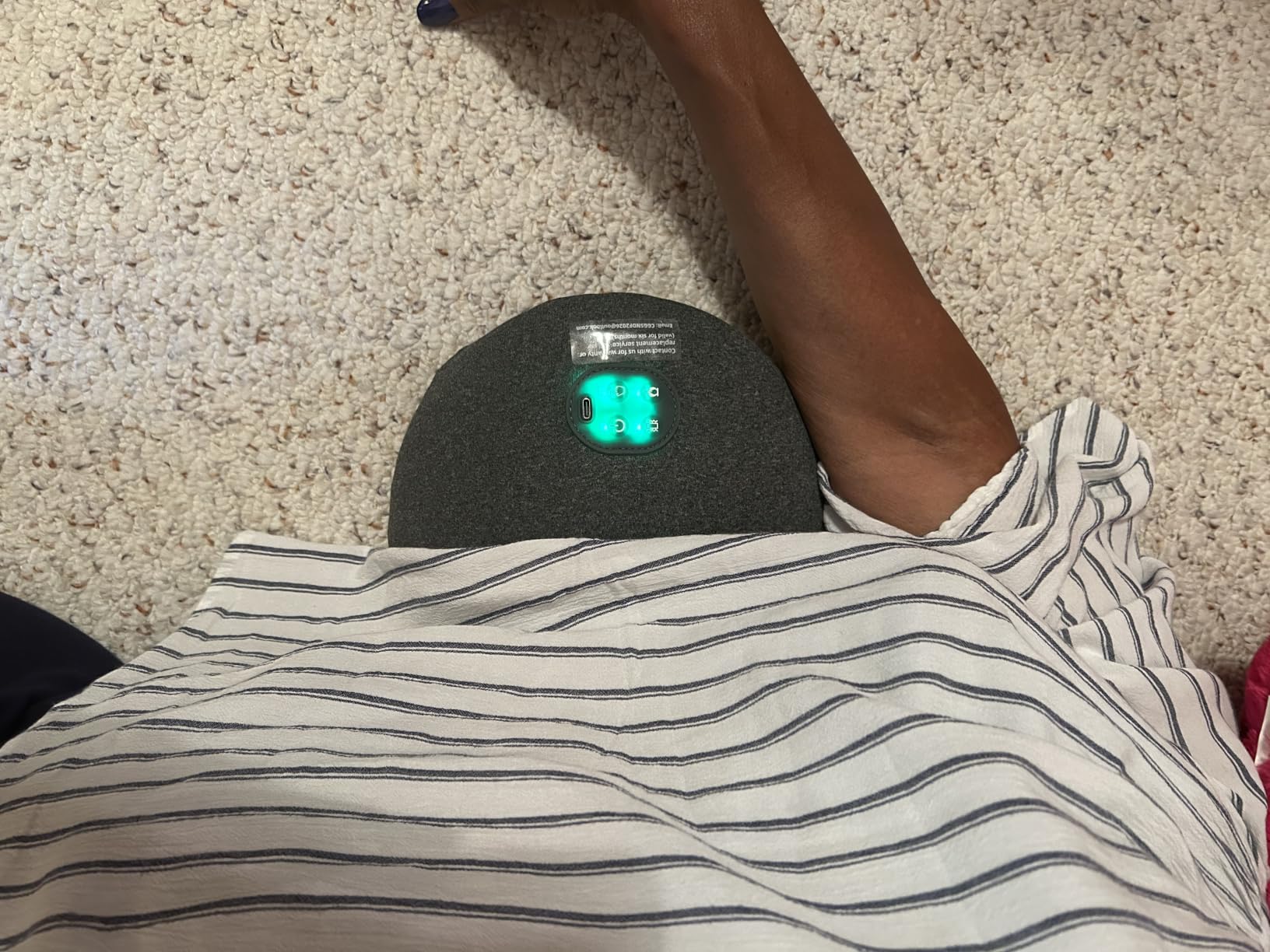 Upgraded 3-in-1 Triple Fusion Back Massager with Remote Control Cordless customer photo 1