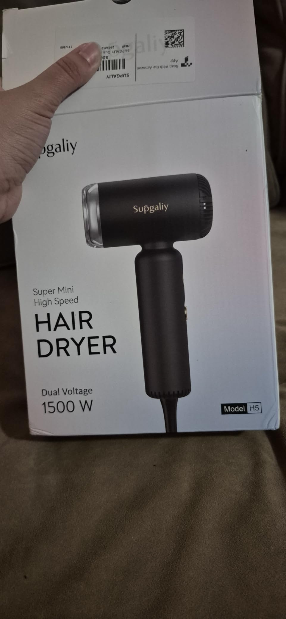 Dual Voltage Travel Hair Dryer, High-Speed Ionic Blow Dryer customer photo 2