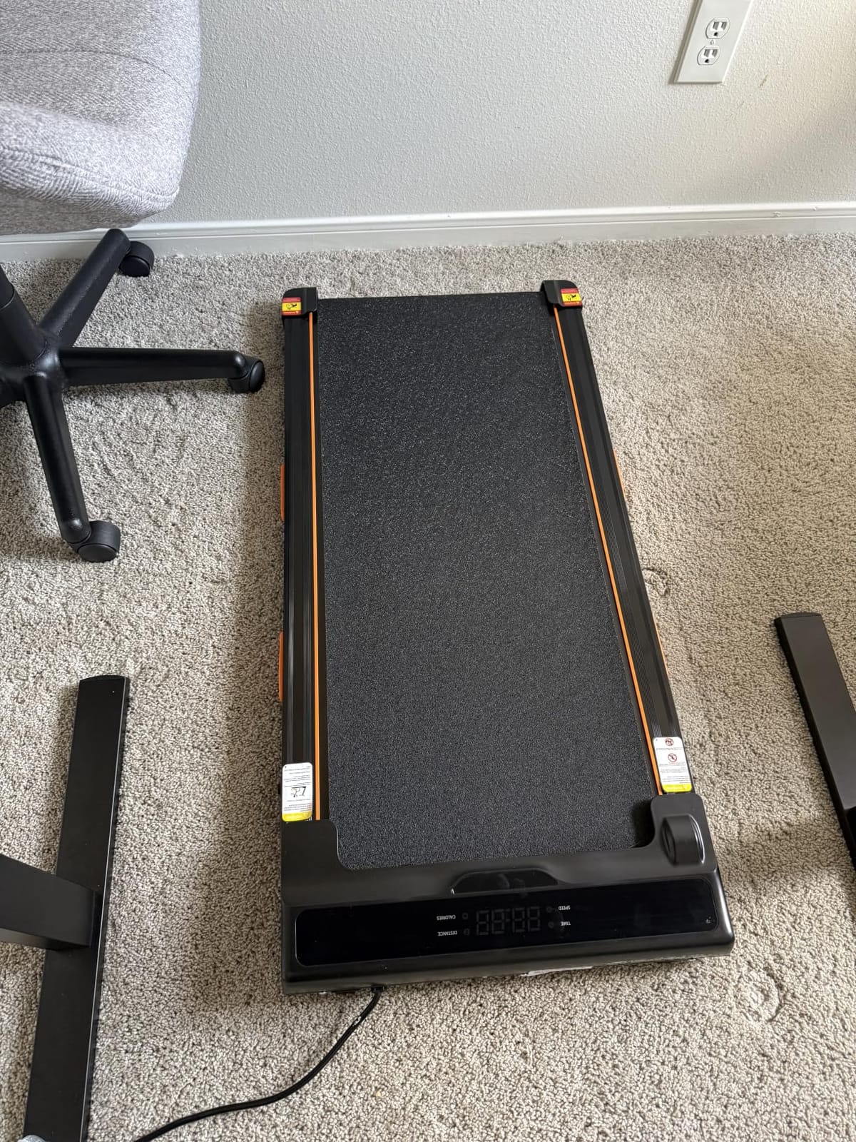 UMAY Heavy Duty Treadmill with 20% Auto Incline for Home Gym | 4.0HP Quiet Brushless Running Machine 400 LBS Weight Capacity, 55