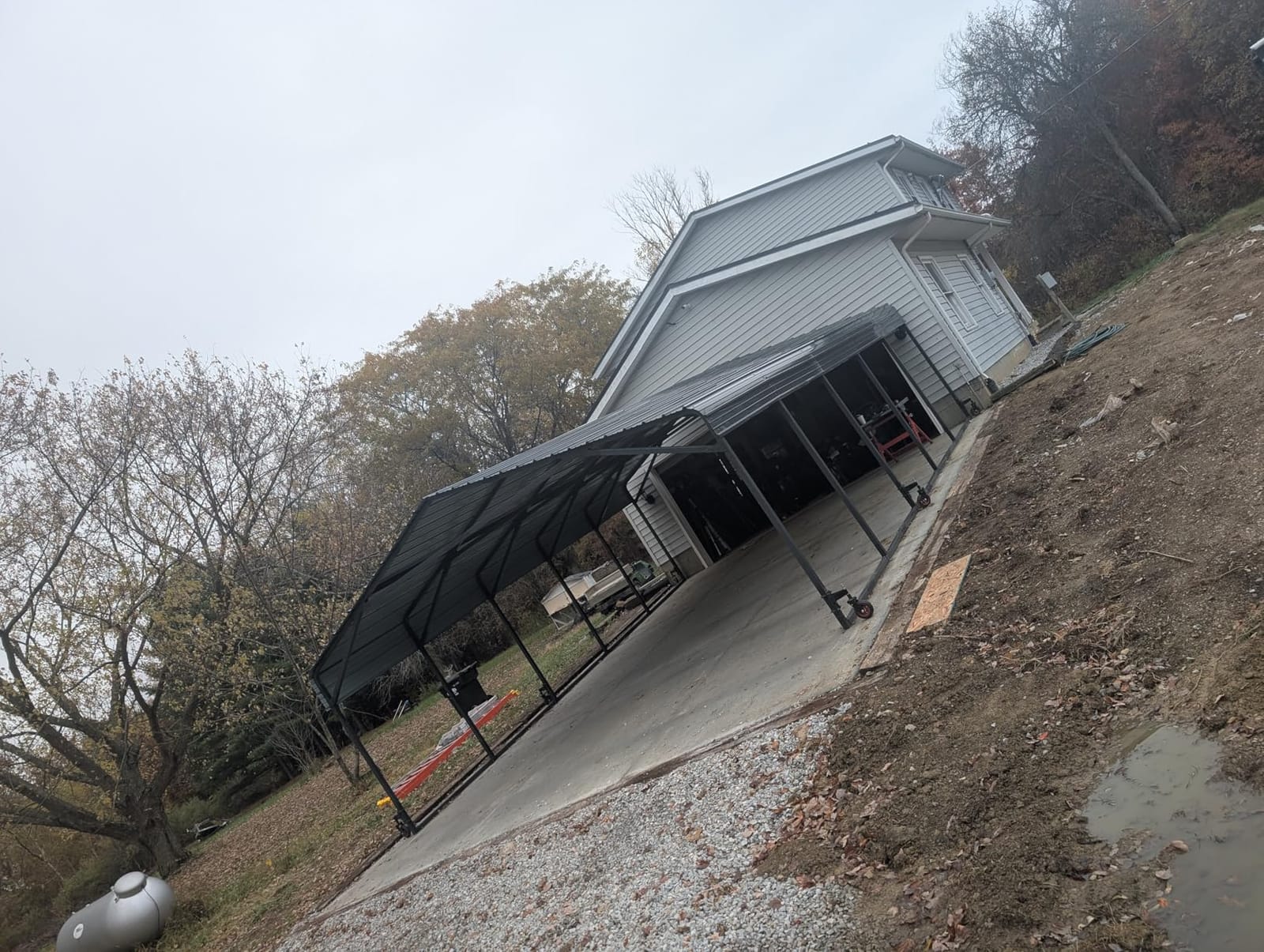 K Knowbody 20x31x11.6 FT RV Carport, 2-car Metal Garage with 15-Gauge Powder-Coated Galvanized Steel Frame, Heavy Duty Carports Shelter for Travel Trailers customer photo 2