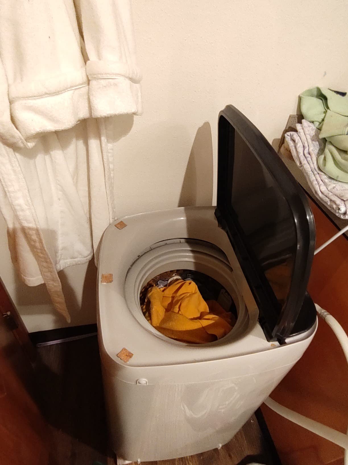 Nictemaw Portable Washing Machine, 20Lbs Capacity, Dark Gray, Glass Cover customer photo 1