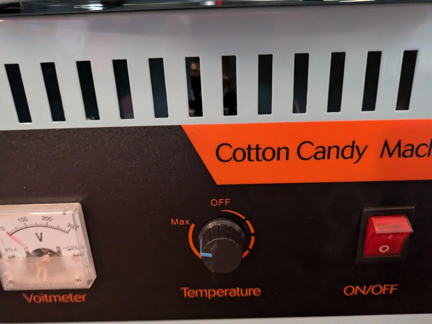 Cotton Candy Machine Commercial, Upgraded 1000W Efficiently Cotton Candy Maker with Stainless Steel Bowl, Bowl Cover, Sugar Scoop, Easy & Safe to Use, Candy Floss Maker for Home, Party, Festival customer photo 1
