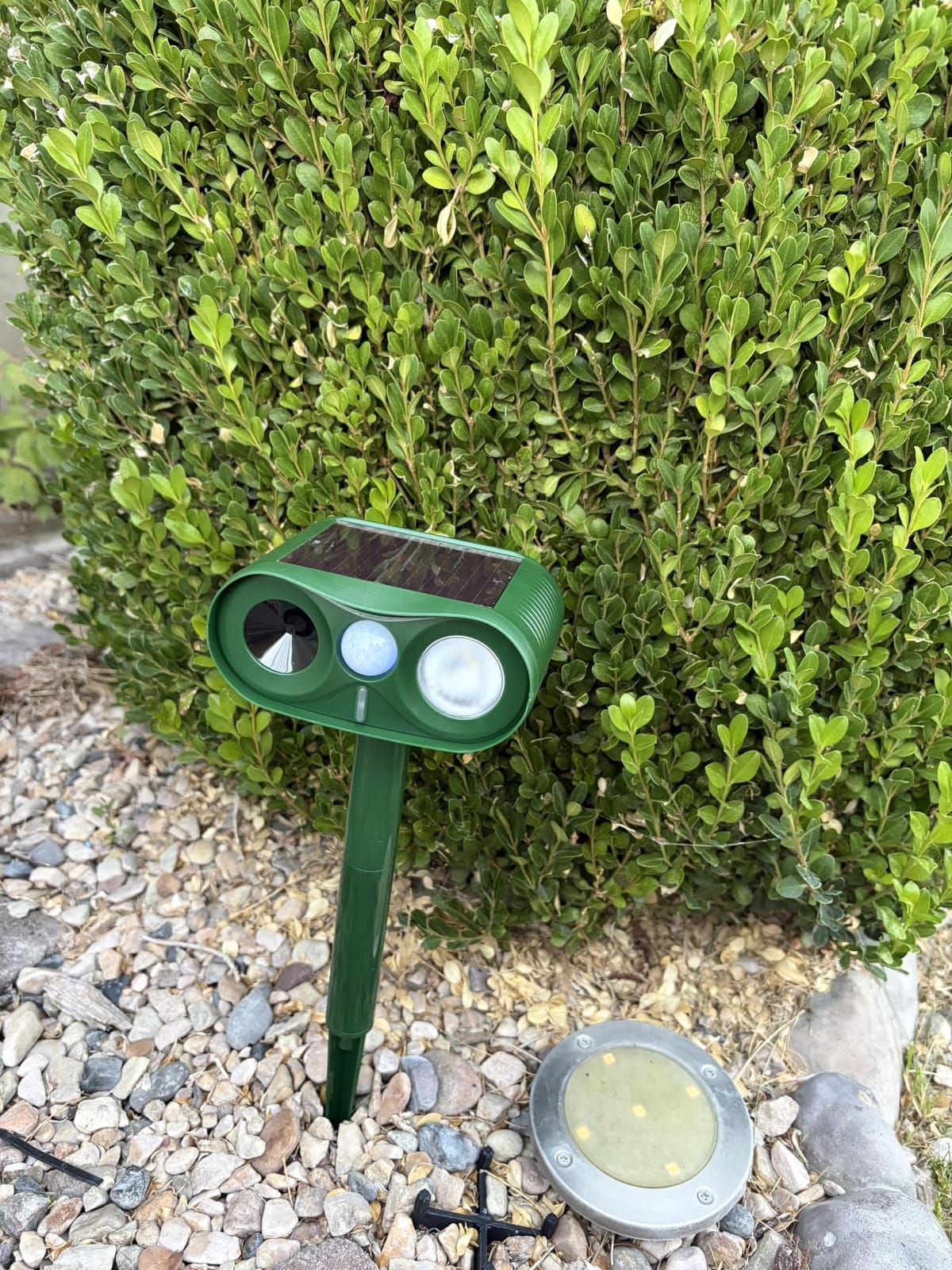 Enhanced Solar Ultrasonic Animal Repellent Outdoor for Yard, 4-Pack customer photo 1