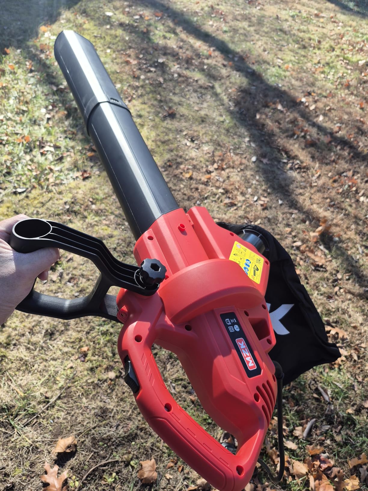 MZK 3-in-1 Electric Leaf Blower Vacuum Mulcher, Corded customer photo 1