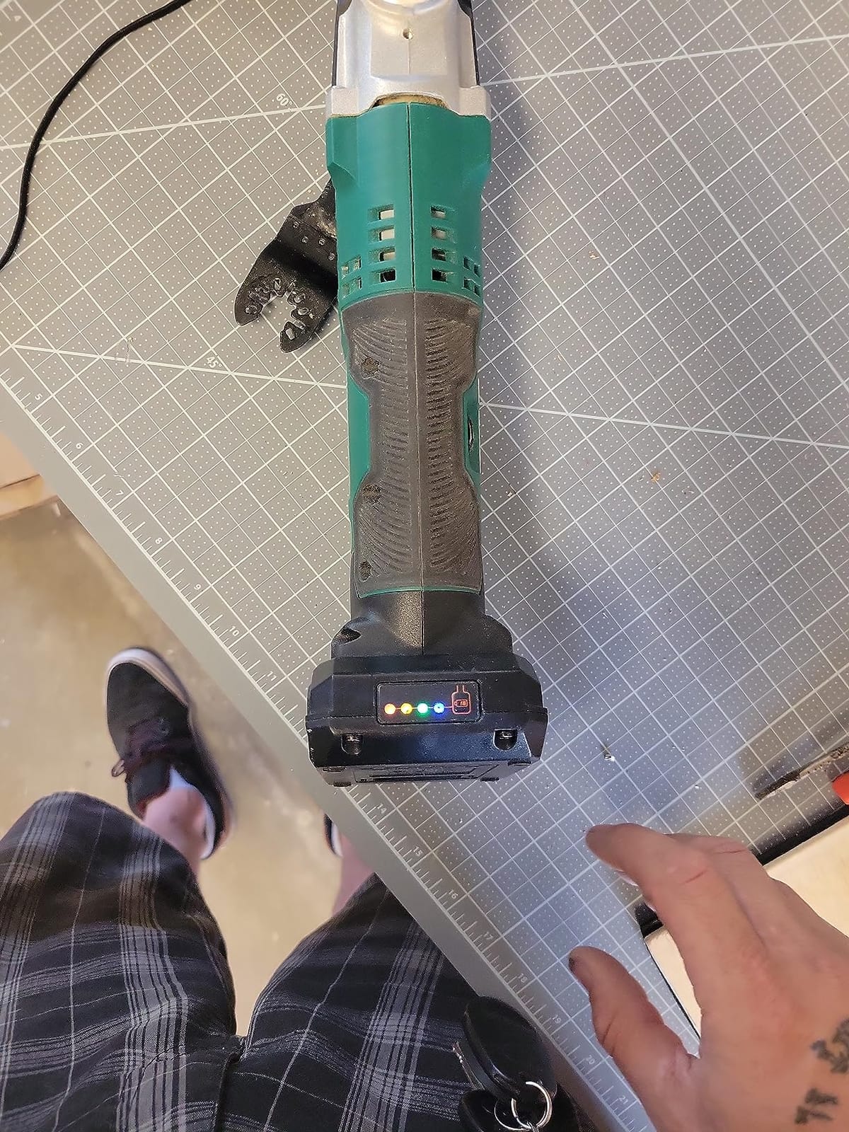KIMO 20V Cordless Oscillating Tool, Brushless Oscillating Power Multi-Tools customer photo 2