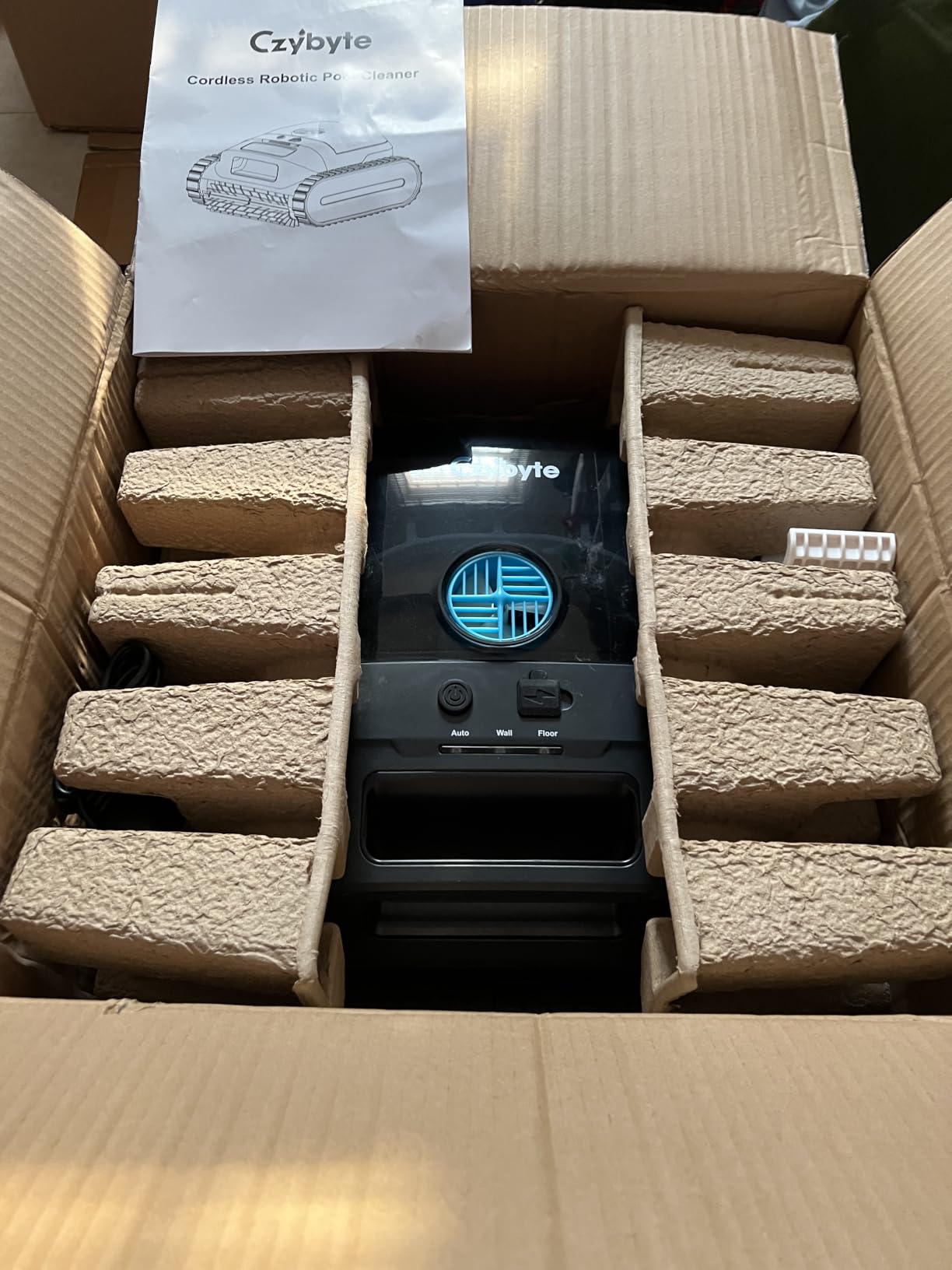 Cordless Robotic Pool Vacuum Cleaner, APP Support,Orange customer photo 2