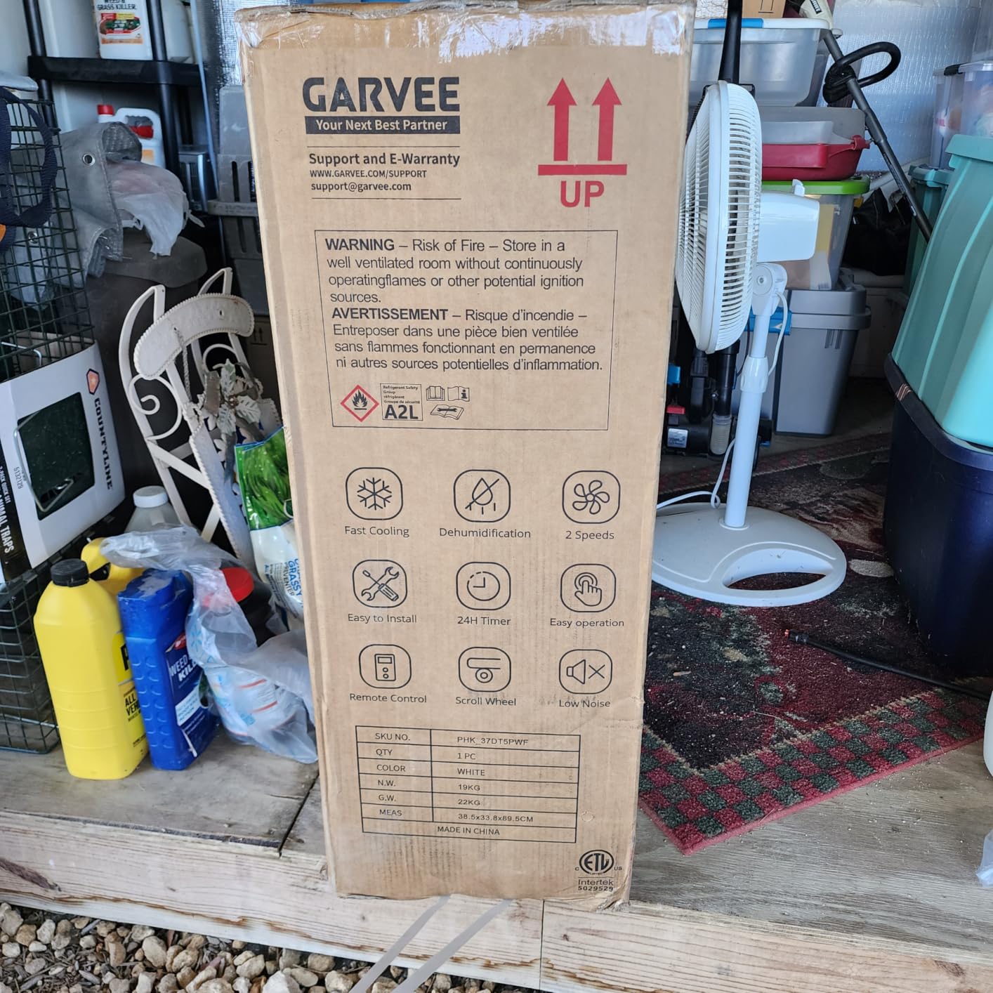 GarveeLife 14,000 BTU Portable Air Conditioner, Dual Hose & Heat Pump customer photo 2