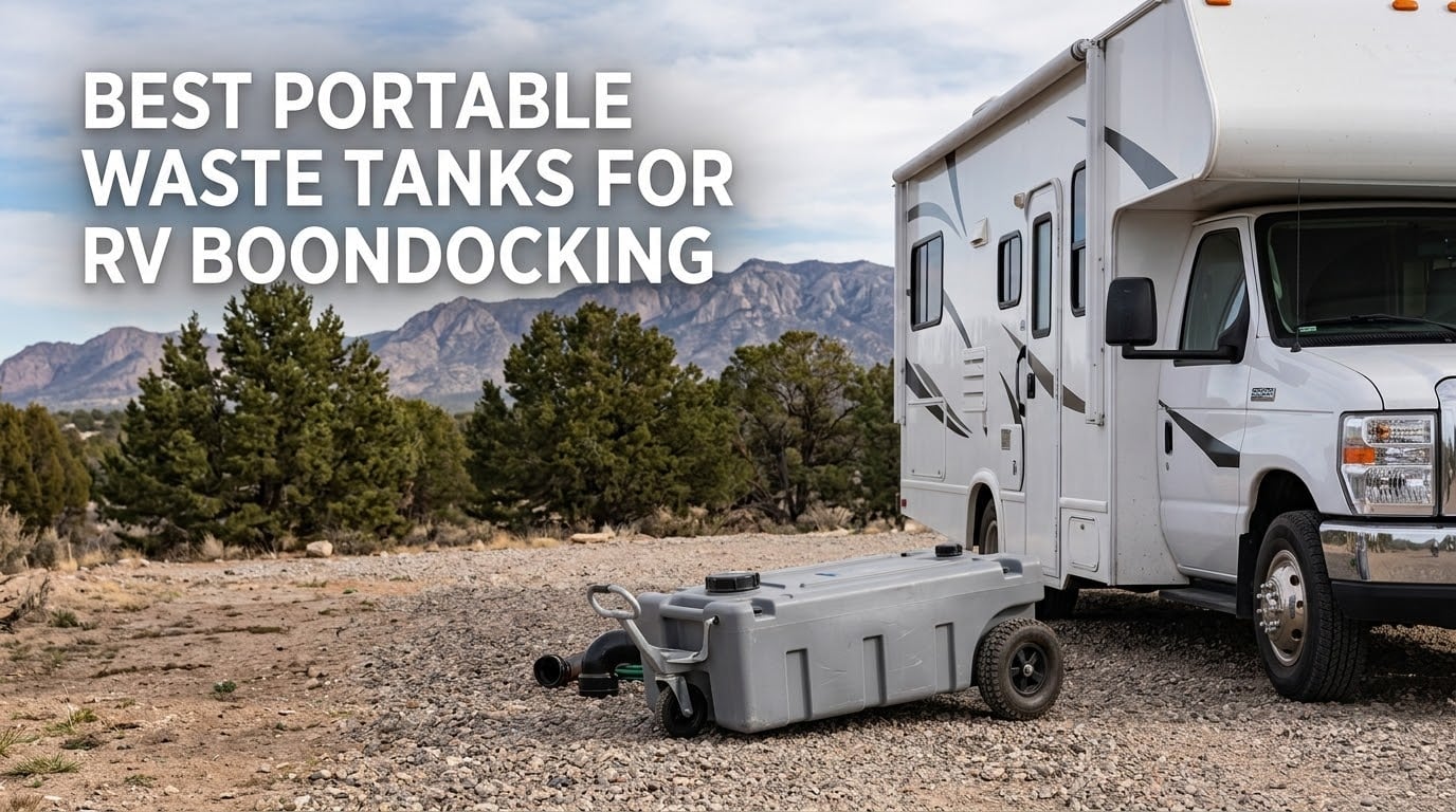 best portable waste tanks for rv boondocking