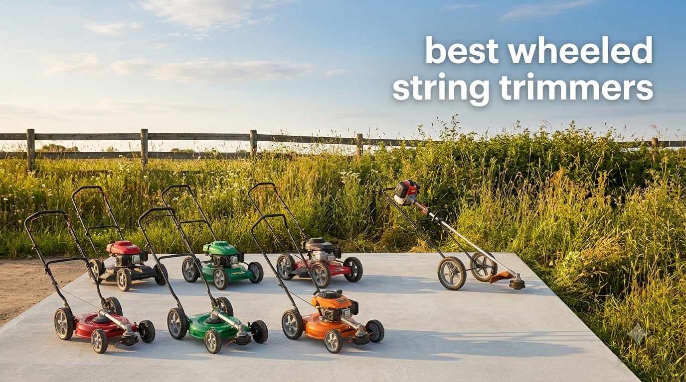 best wheeled string trimmers