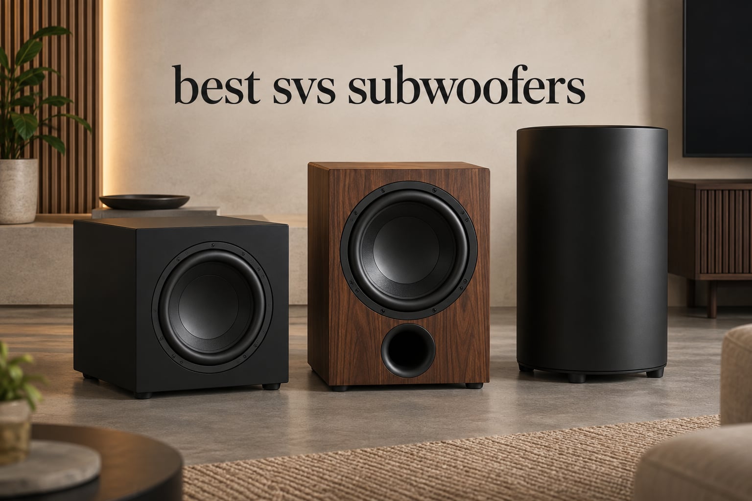best svs subwoofers