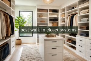 best walk in closet systems