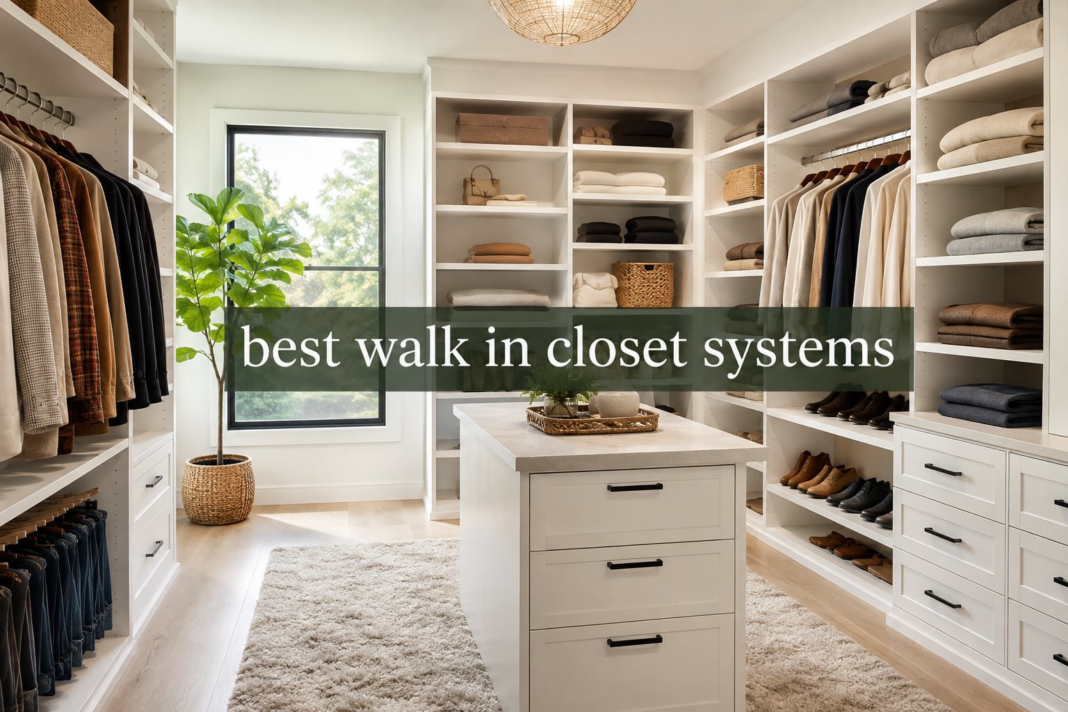 best walk in closet systems