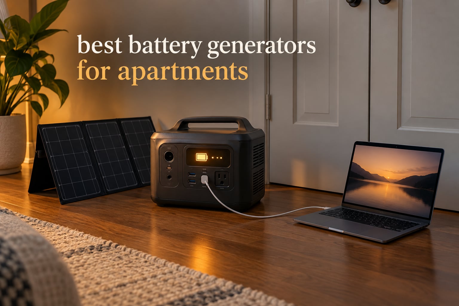 best battery generators for apartments