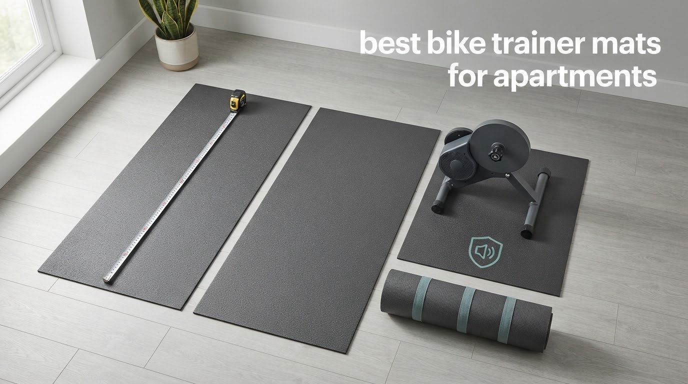 best bike trainer mats for apartments