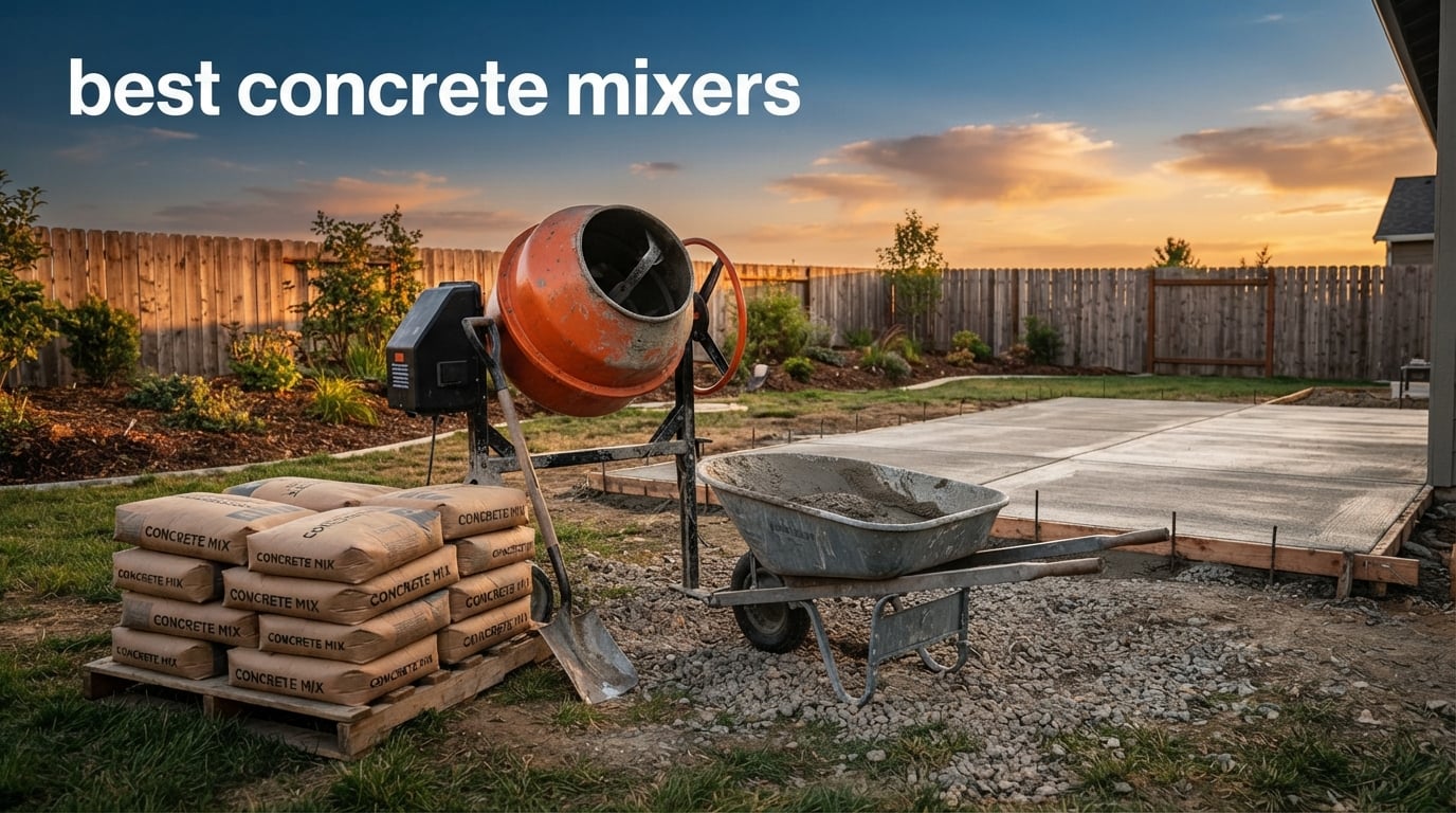 best concrete mixers