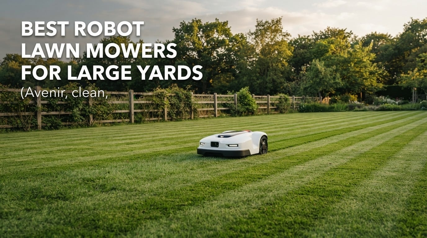 best robot lawn mowers for large yards