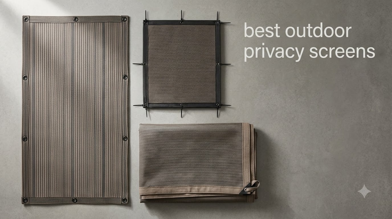 best outdoor privacy screens