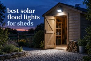 best solar flood lights for sheds