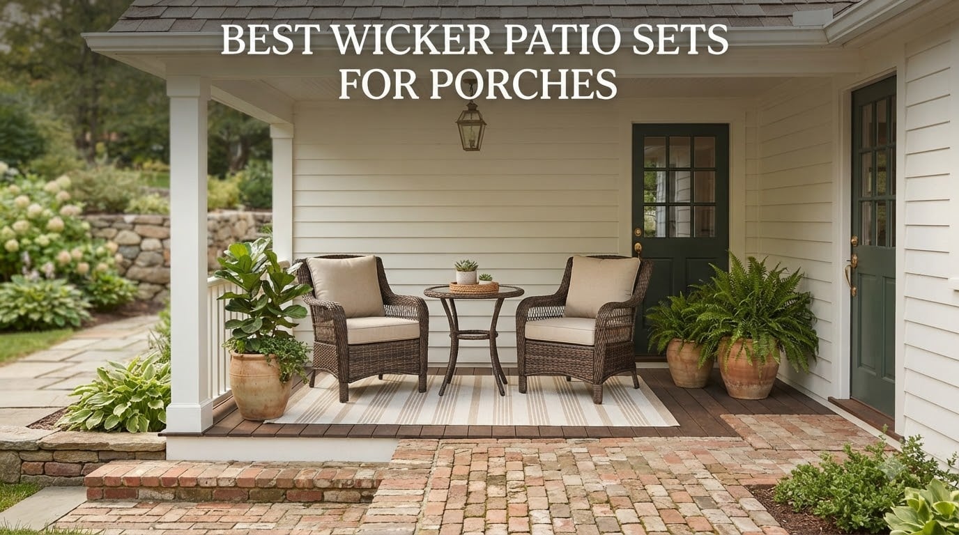 best wicker patio sets for porches