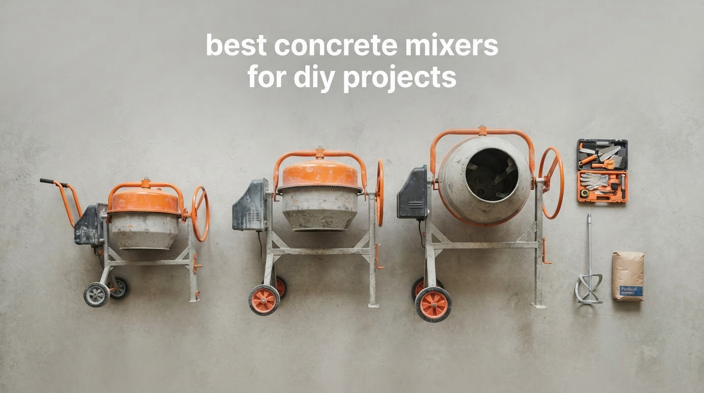 best concrete mixers for diy projects