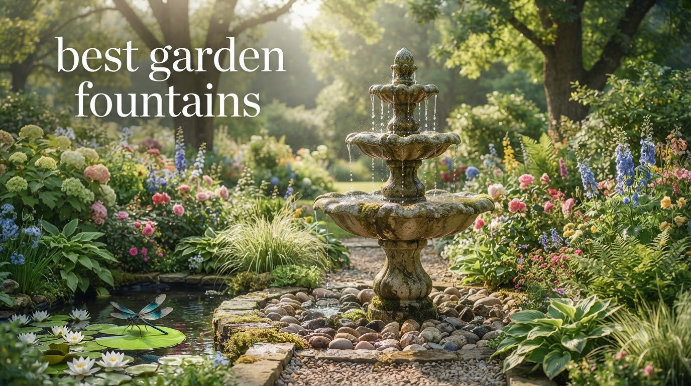best garden fountains