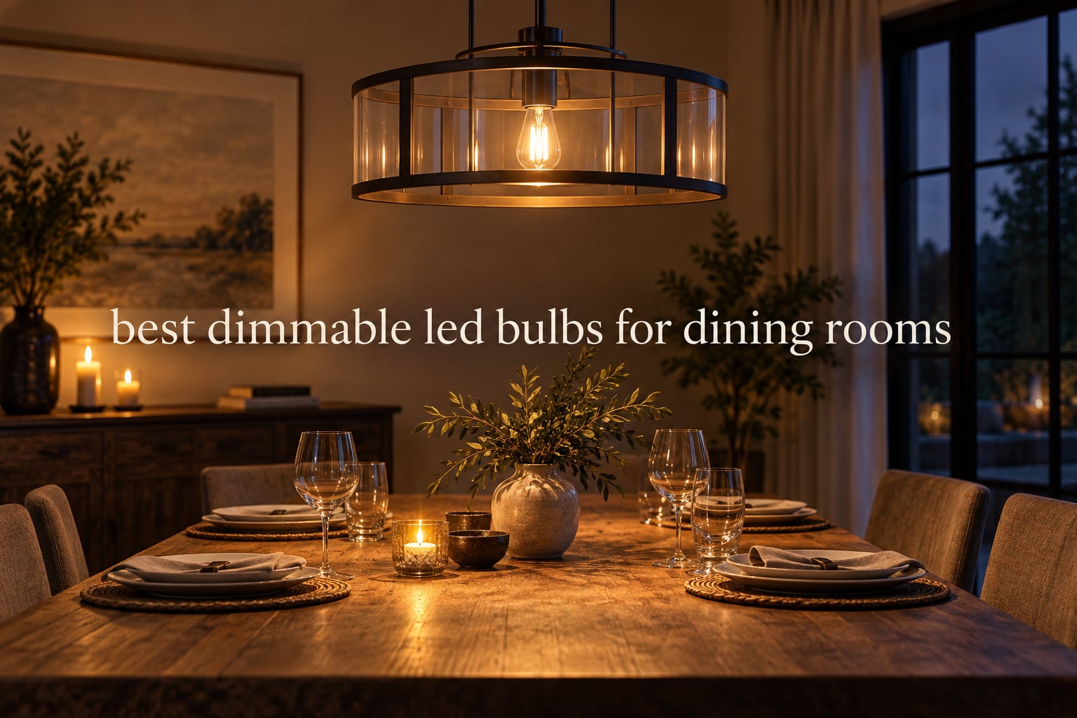 best dimmable led bulbs for dining rooms