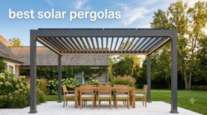 best solar pergolas
