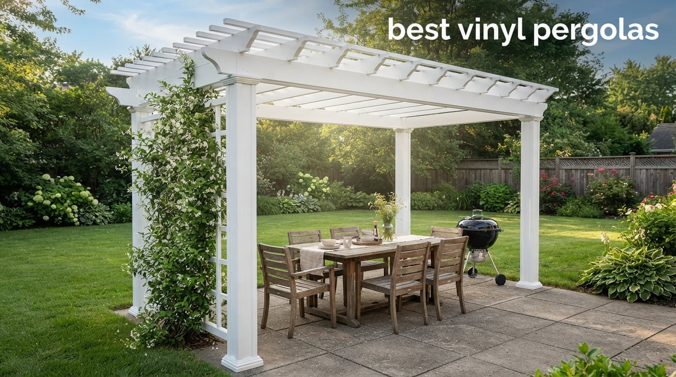 best vinyl pergolas