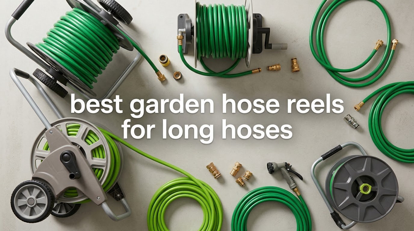 best garden hose reels for long hoses