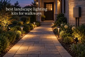 best landscape lighting kits for walkways