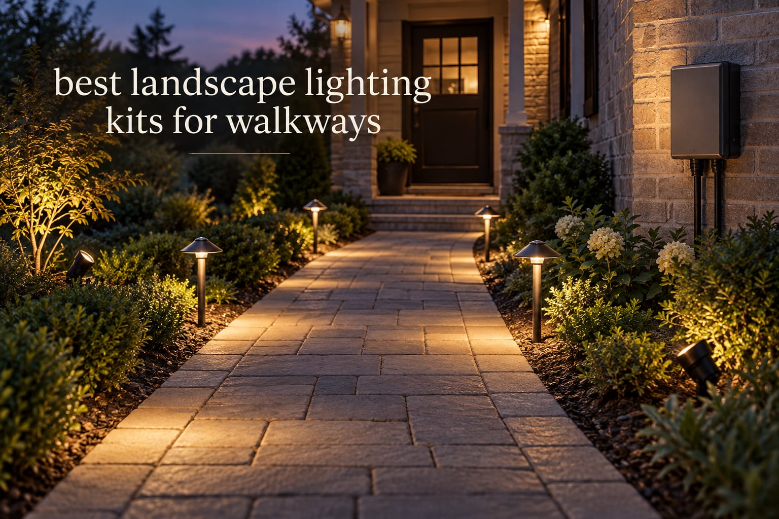 best landscape lighting kits for walkways