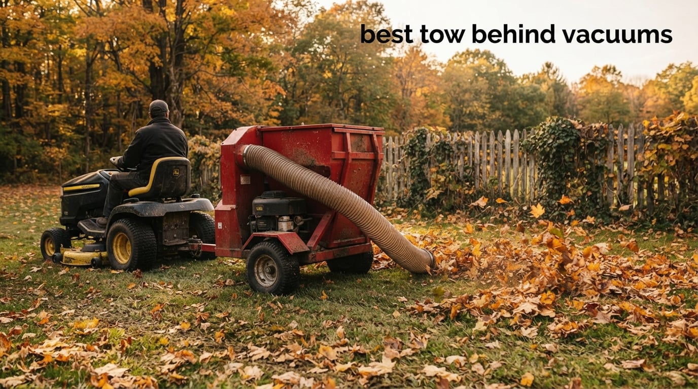 best tow behind vacuums