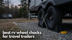 best rv wheel chocks for travel trailers
