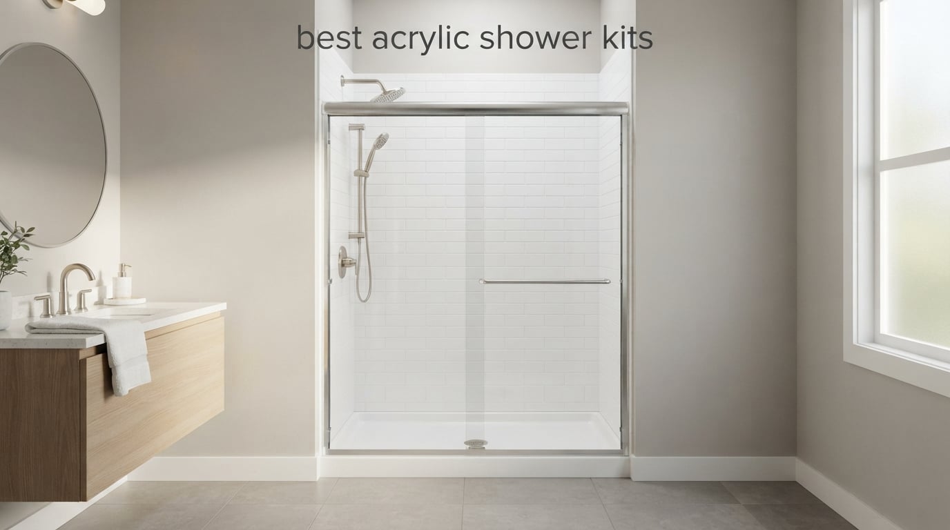 best acrylic shower kits