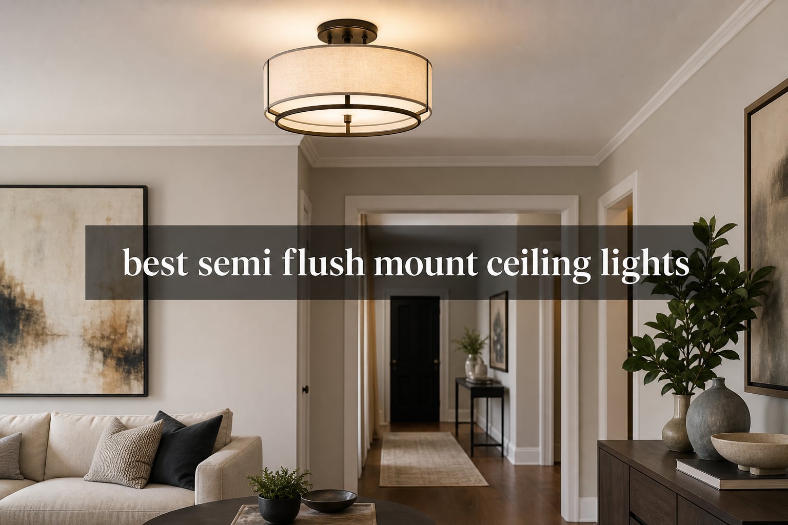 best semi flush mount ceiling lights