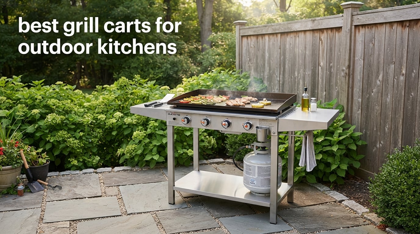 best grill carts for outdoor kitchens