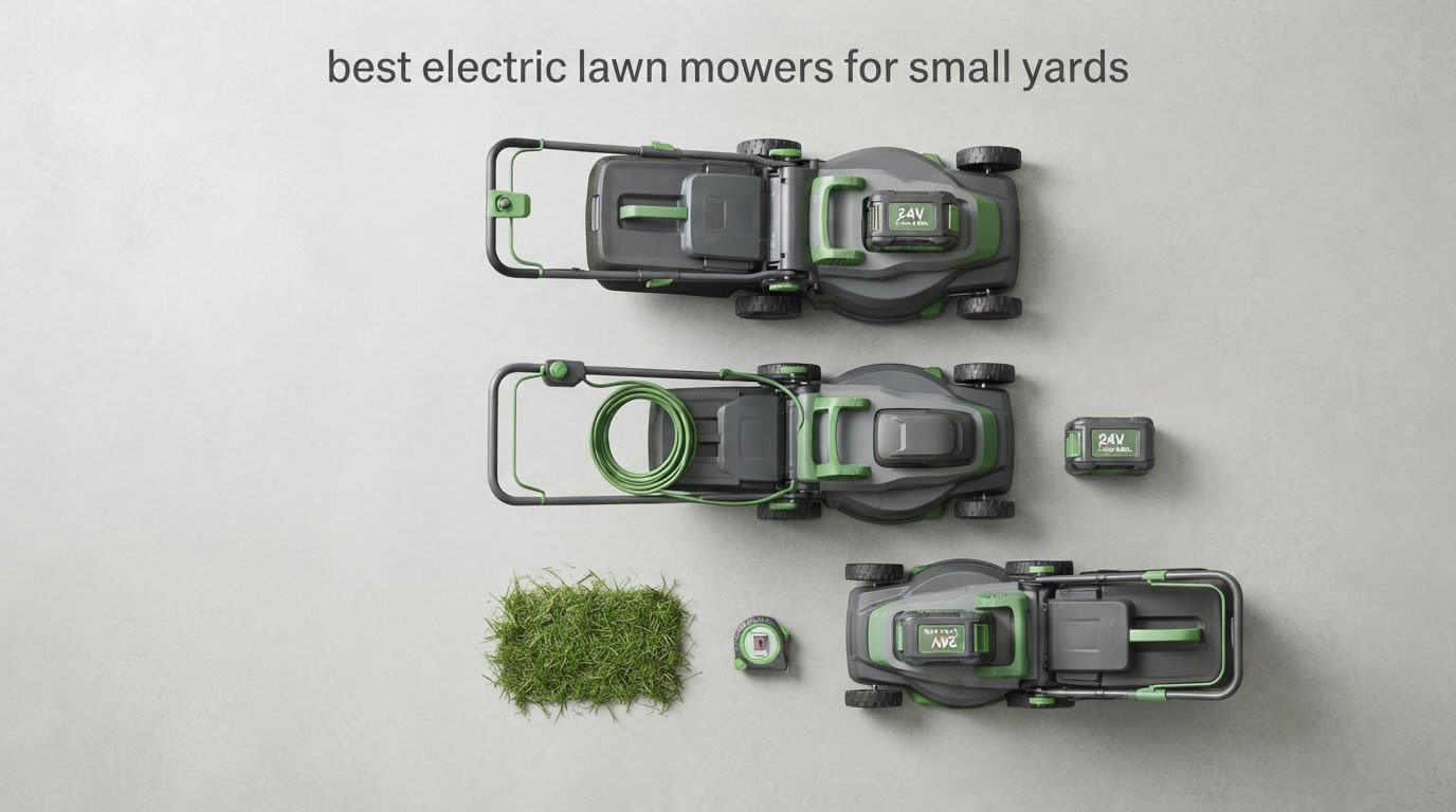 best electric lawn mowers for small yards