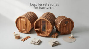 best barrel saunas for backyards