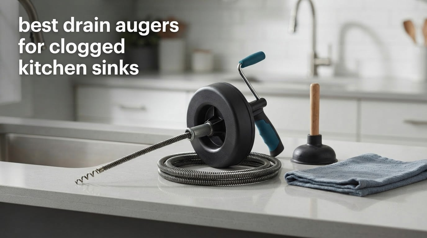 best drain augers for clogged kitchen sinks
