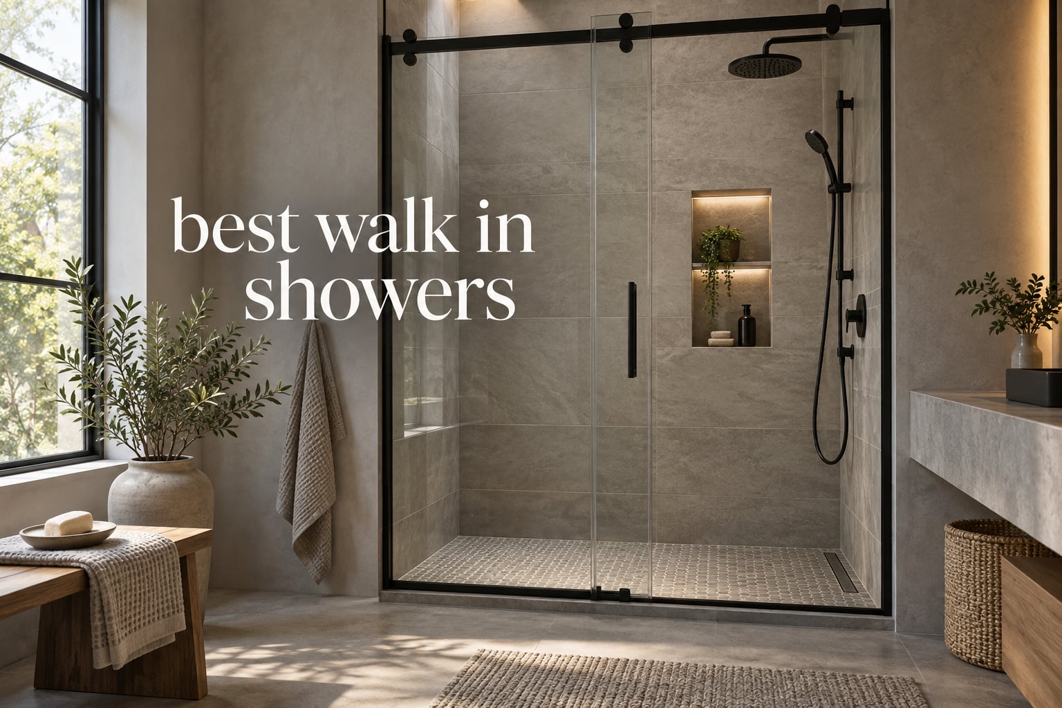 best walk in showers
